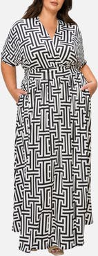 L I V D Katsia Empire Waist Maxi Dress