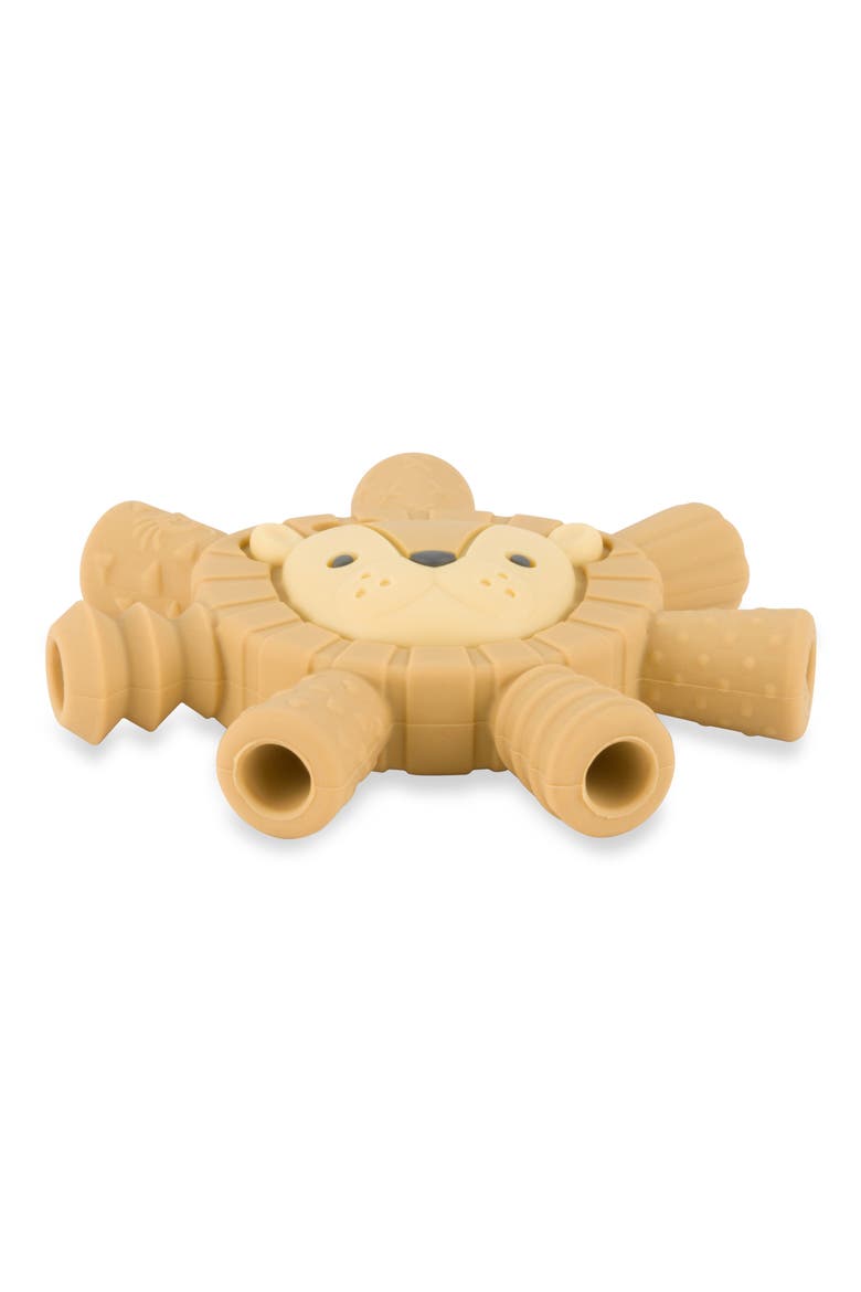 Kids' Molar Teether Lion, Alternate, color, YELLOW