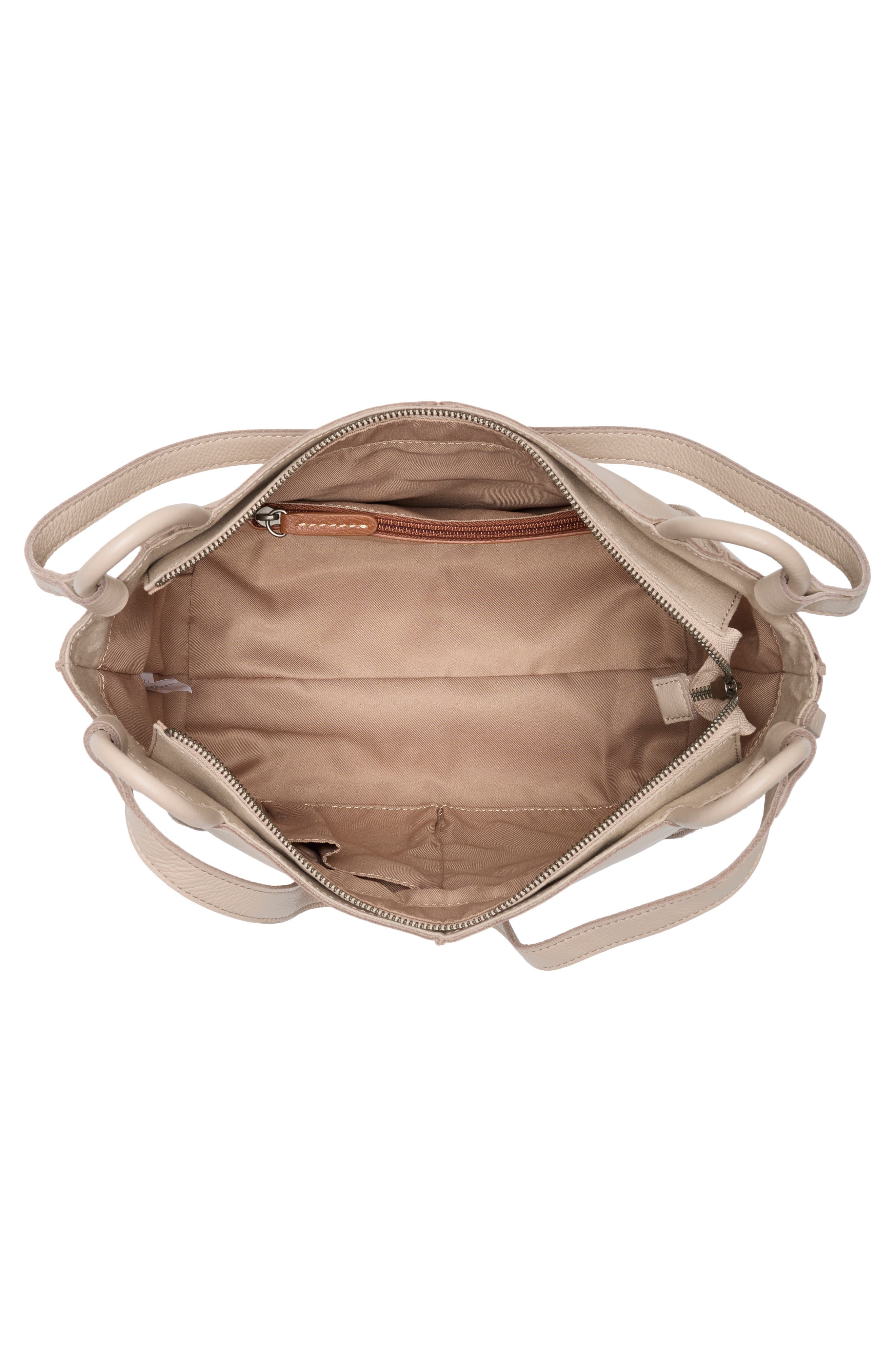 Los Feliz Leather Satchel, Alternate, color, SAND