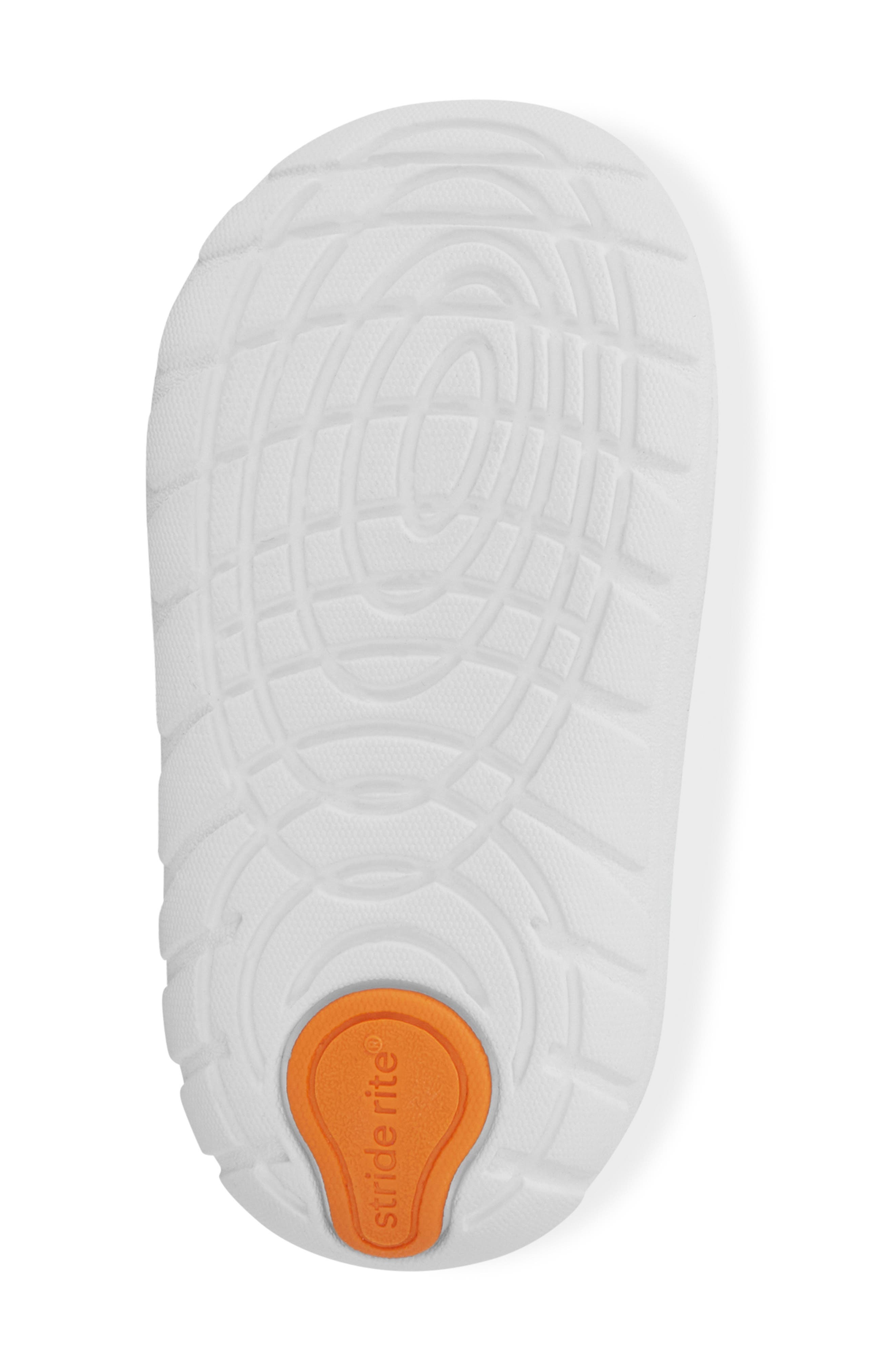 Stride Rite Soft Motion Zips Runner Sneaker, Alternate, color, Navy/ Orange