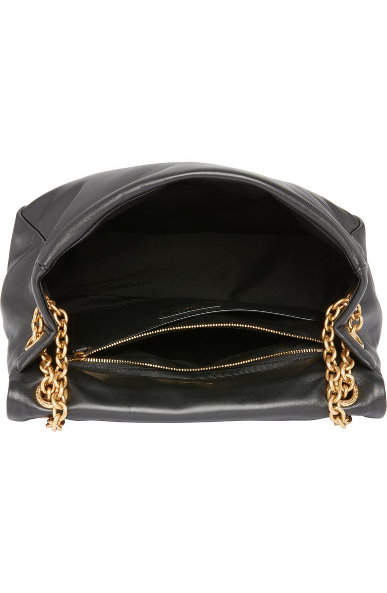 Saint Laurent Medium Jamie 4.3 Carré Rive Gauche Quilted Shoulder Bag, Alternate, color, Noir