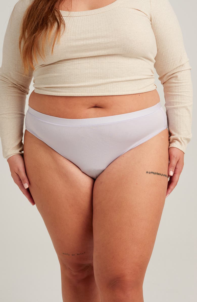 Saalt Period & Leakproof High Absorbency Comfort Briefs, Main, color, Lavender