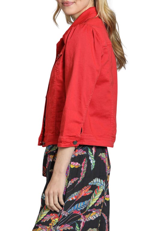 APNY APNY PUFF SLEEVE DENIM JACKET