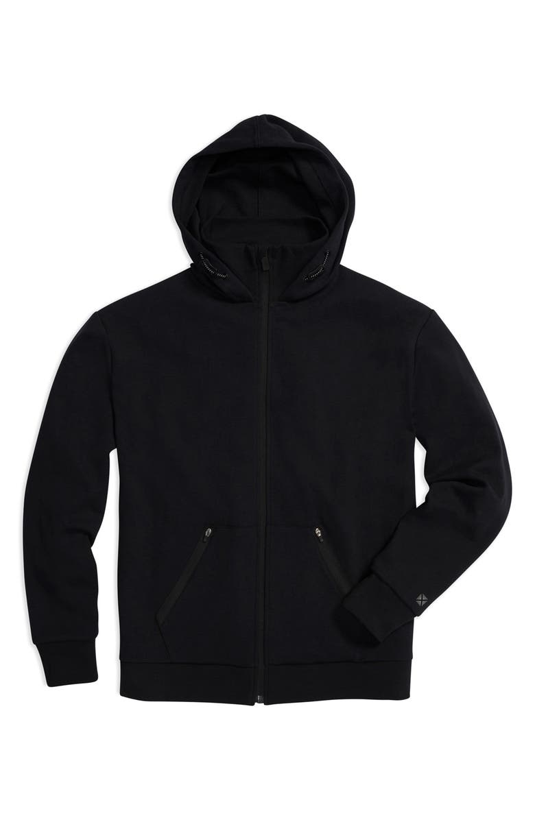 TomboyX Constant Zip Hoodie, Alternate, color, Black