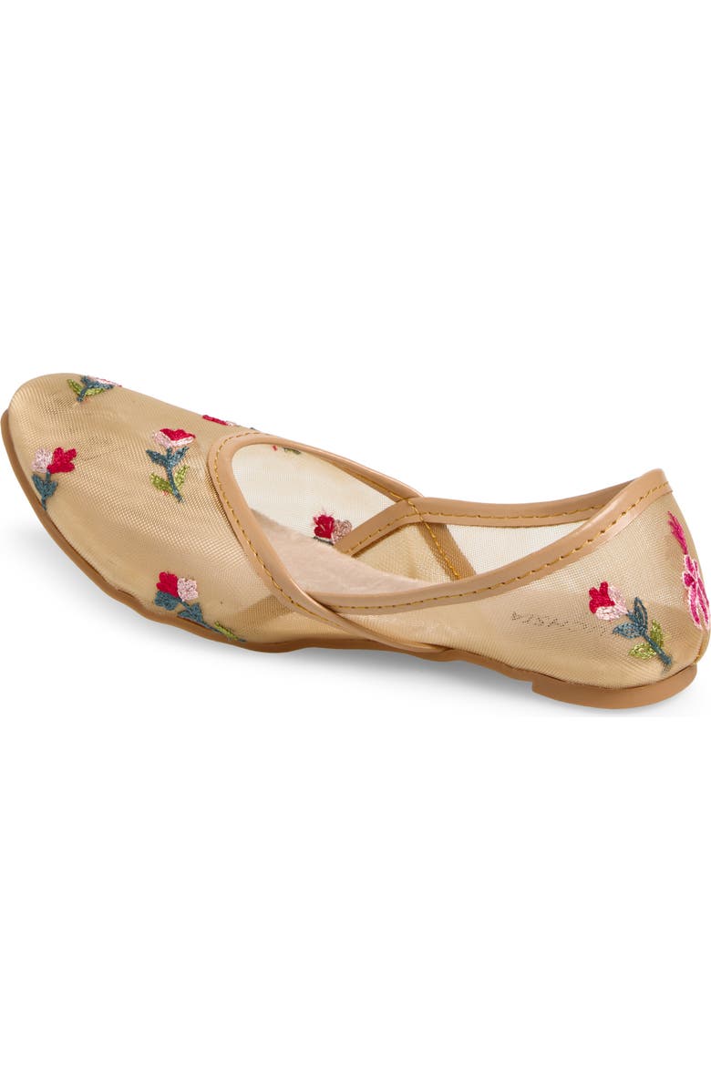 FUCHSIA Lily Mesh Flat, Alternate, color, Light Beige
