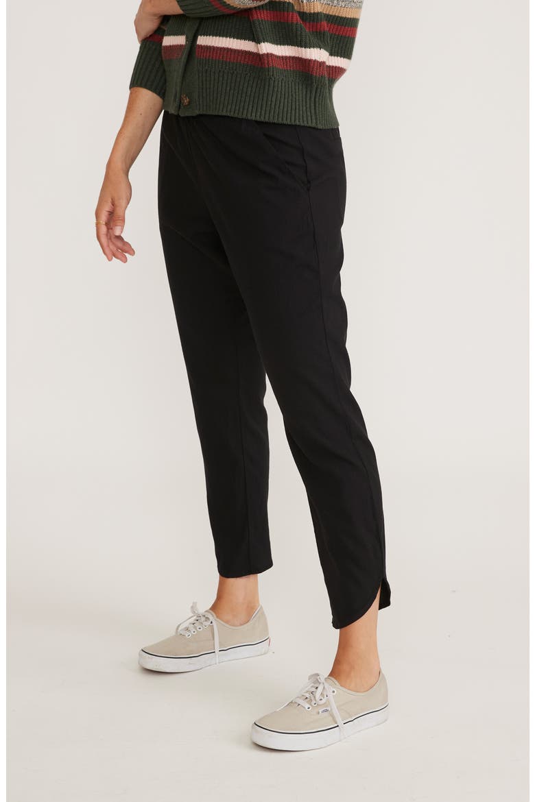 The Allison Pull-On Tencel® Lyocell Pants, Alternate, color, BLACK