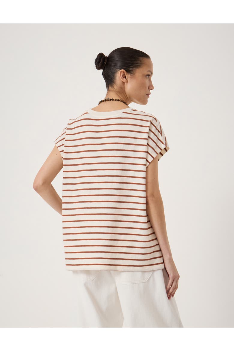 Petra Cotton Relaxed Fit T-shirt, Alternate, color, Off White