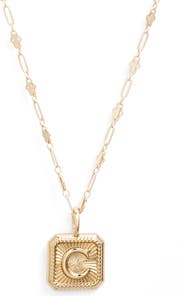 MIRANDA FRYE Harlow Initial Pendant Necklace