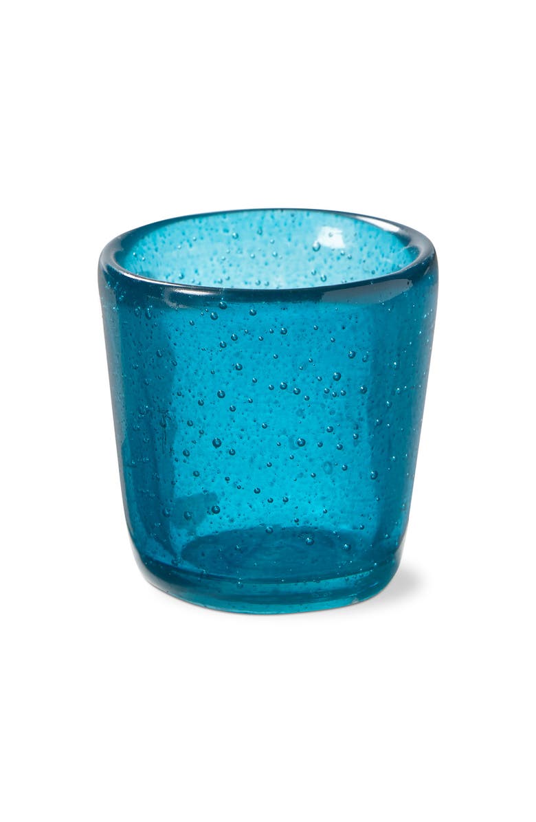 tag Paint Box Blown Glass Tealight Holder, Main, color, Blue