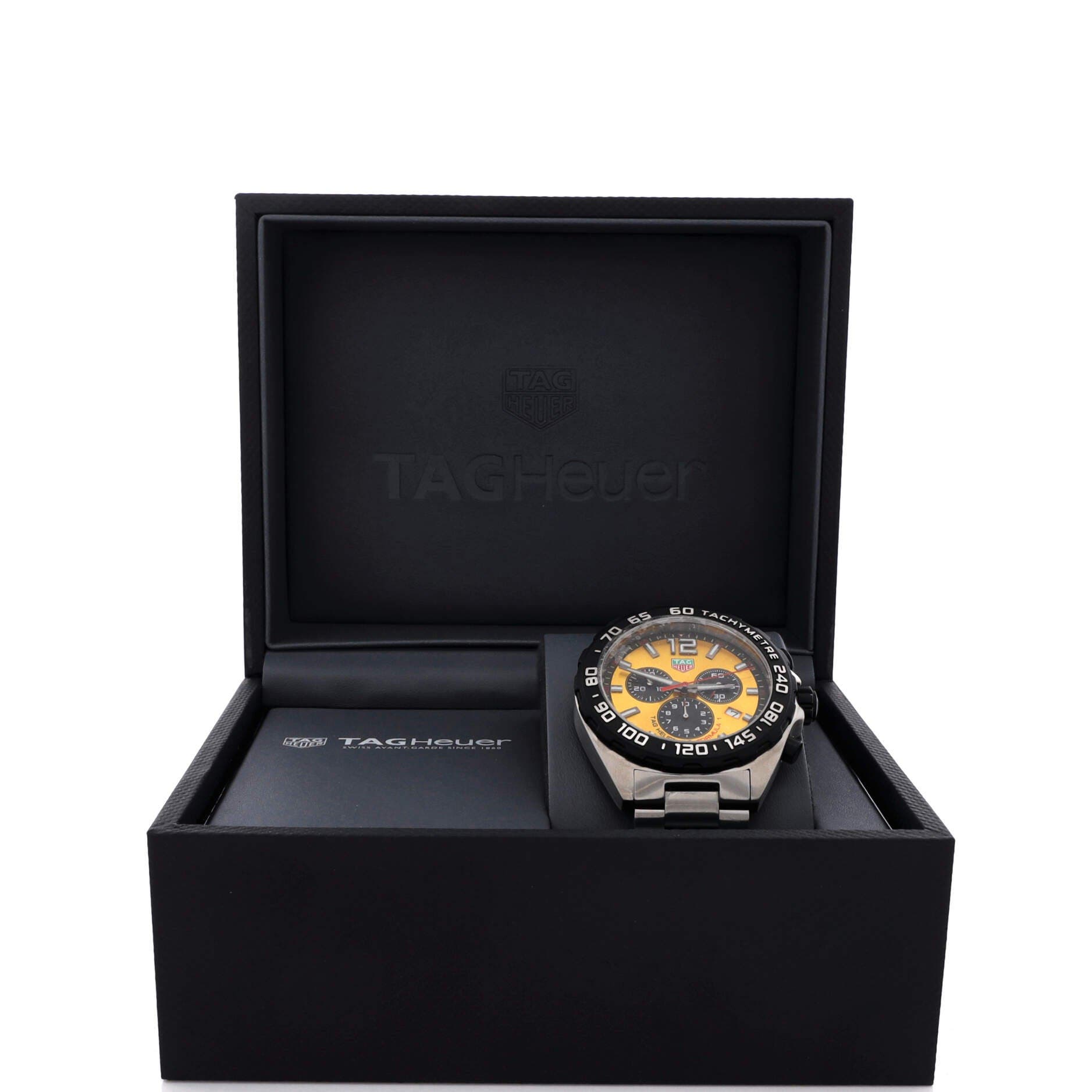 Formula 1 Chronograph Quartz Watch Stainless Steel 43, Alternate, color, Metallic Silver