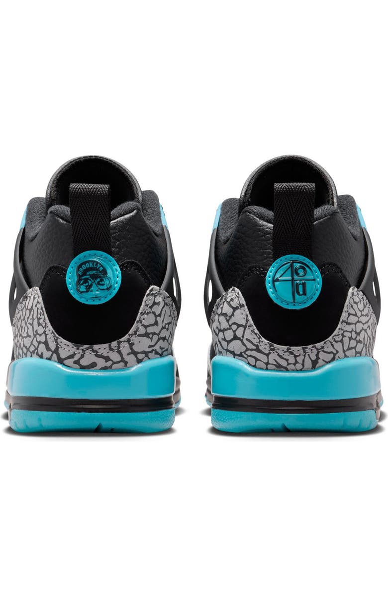 Jordan Kids' Spizike Low Sneaker, Alternate, color, Black/ Wolf Grey/ Blue