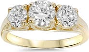 Bliss Diamond 2ct Three Stone Diamond Engagement 14K Gold Ring