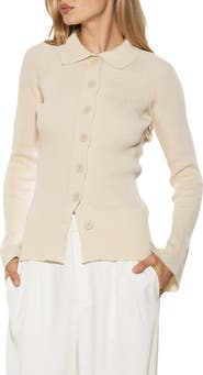 Alexia Admor Beatrice Button-Down Long Sleeve Cardigan