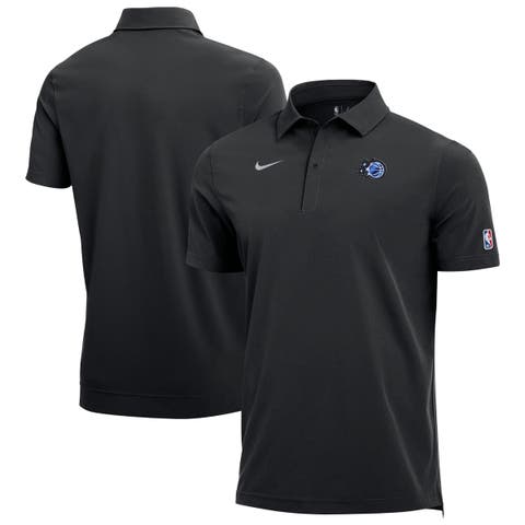 Men's Nike Black Orlando Magic 2025/26 Authentic Dri-FIT Coaches Polo