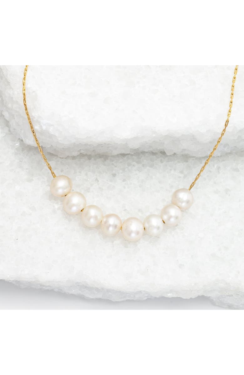 Starfish Project Harmony Pearl Cluster Necklace, Main, color, White