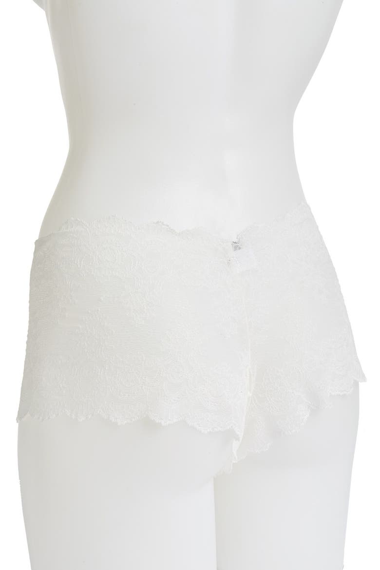 Open Gusset Panties, Alternate, color, IVORY