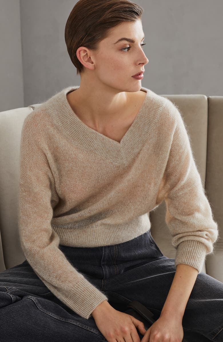 Brunello Cucinelli Mohair and wool sweater, Alternate, color,