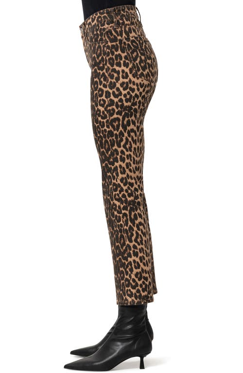 Mavi Jeans Anika Leopard Crop Flare Jeans