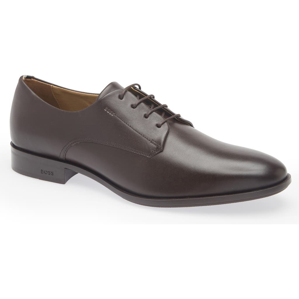 Hugo Boss Boss Colby Plain Toe Derby In Brown