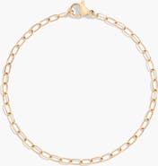 Aurate Unbreakable Mini Paperclip Chain Bracelet