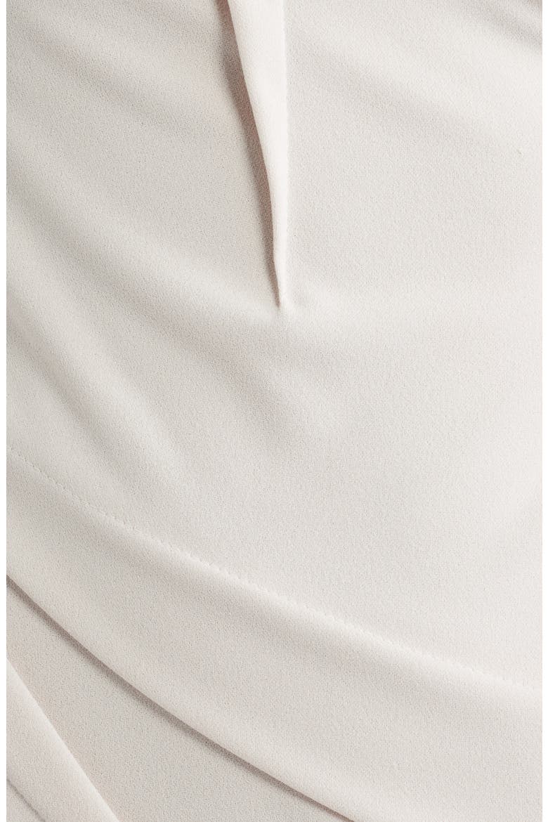 Arliss One-Shoulder Column Gown, Alternate, color, PALE OYSTER