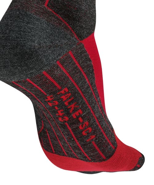 Falke Sc1 Cross Country Ski And Skating Socks In Red