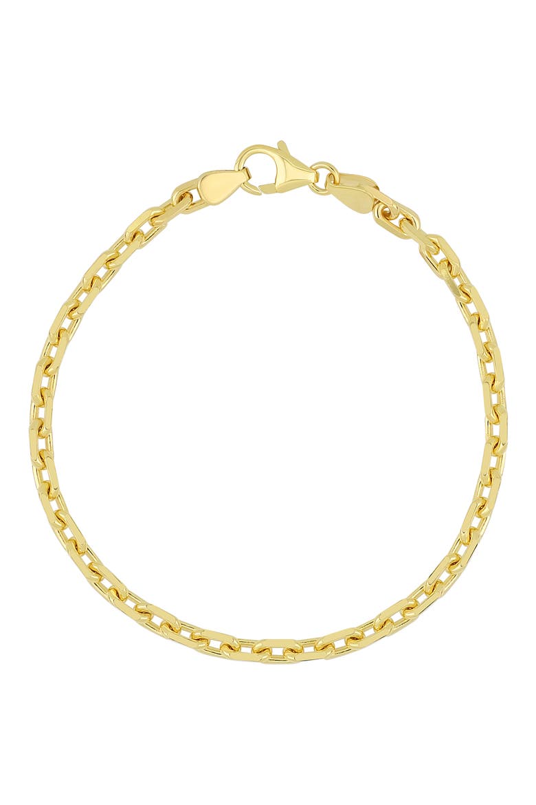 14K Gold Chain Link Bracelet, Main, color, 14K YELLOW GOLD