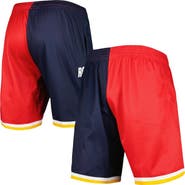 Mitchell & Ness Men's Mitchell & Ness Navy/Red Houston Rockets Hardwood Classics 1993 Split Swingman Shorts