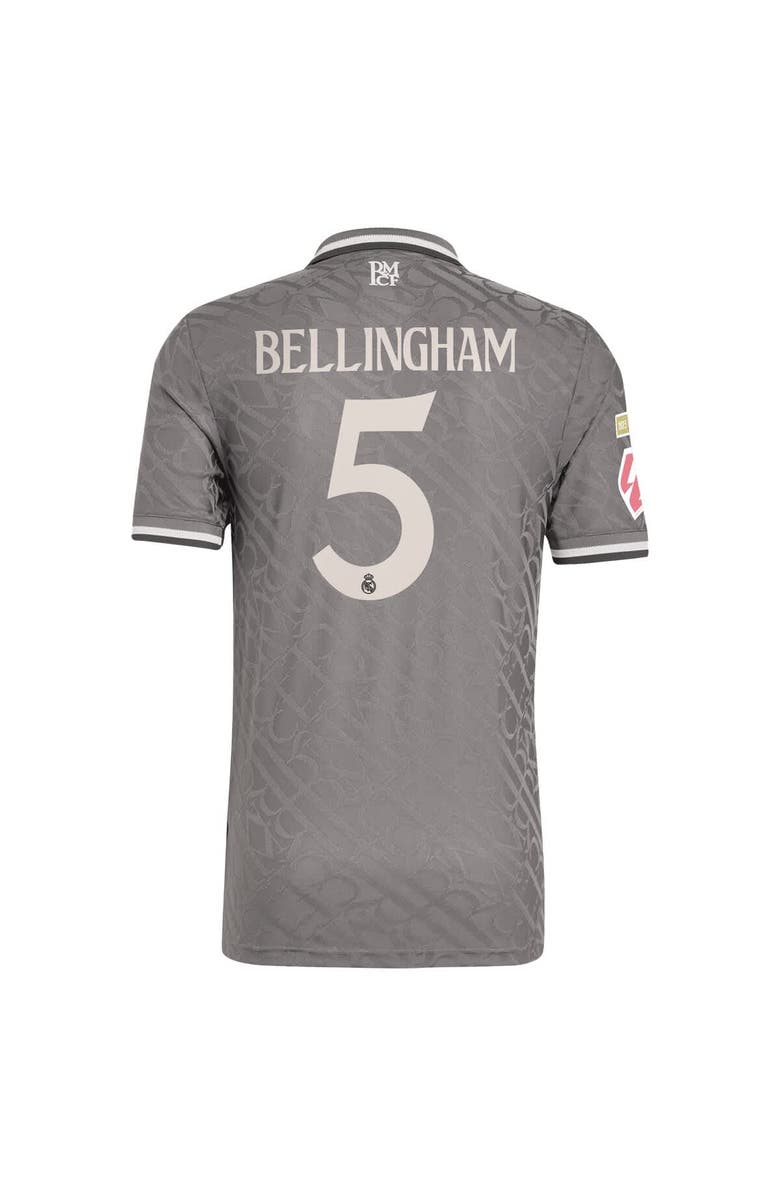 adidas Originals Men's adidas Originals Jude Bellingham Charcoal Real Madrid 2024/25 Third Authentic Player Jersey, Alternate, color, 
