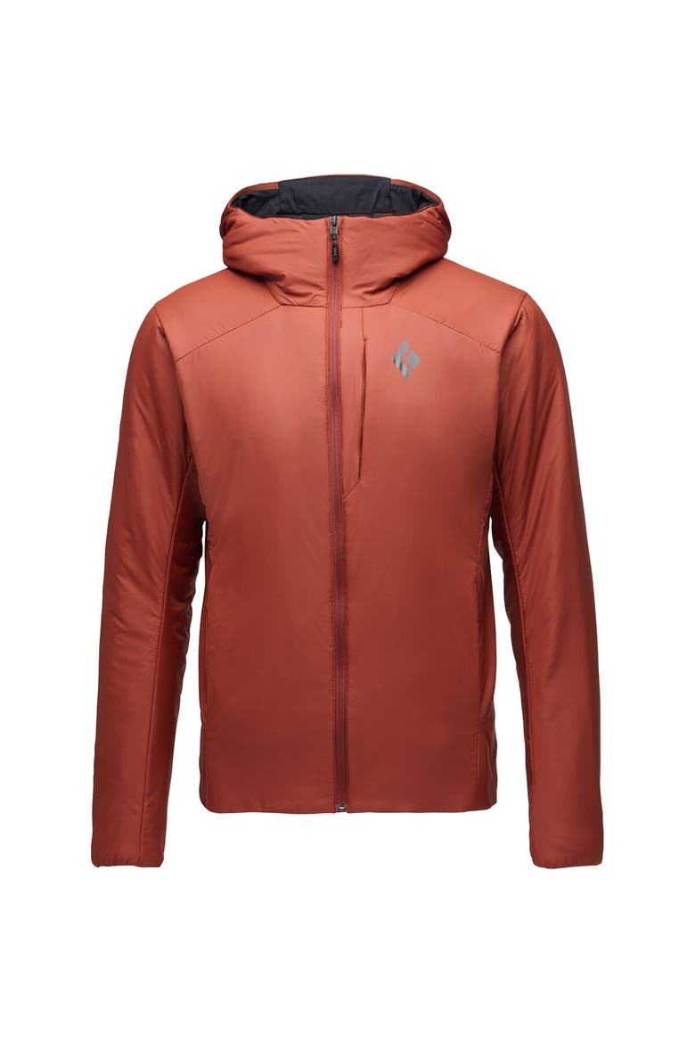 First Light Stretch Hooded Jacket - Men's, Alternate, color, Iron Red