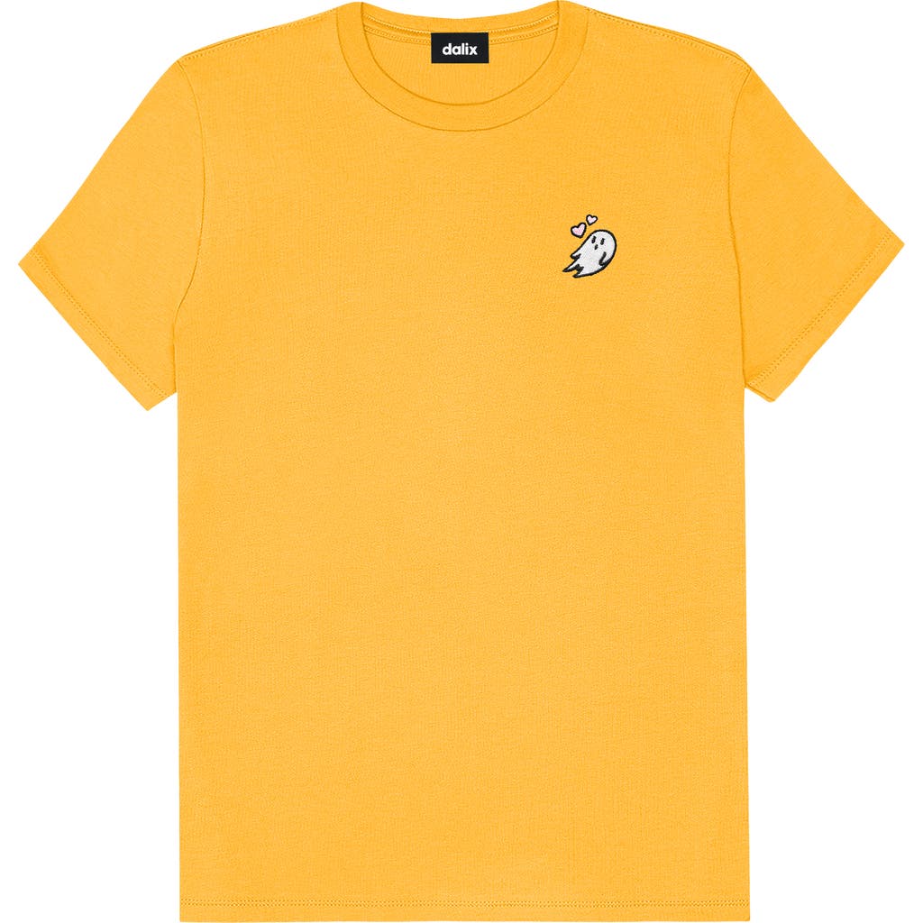 Dalix Heartly Ghost Tee In Gold