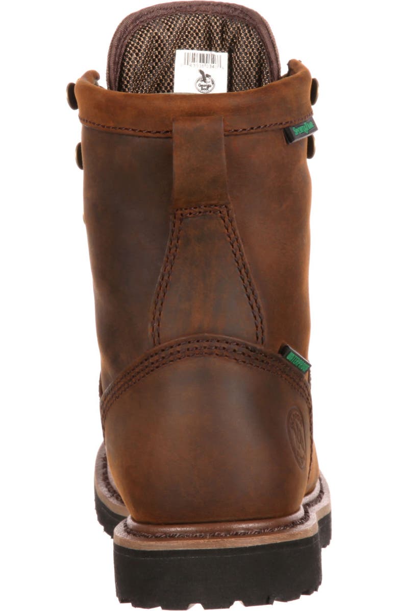 Georgia Boot Kids' Insulated Waterproof Outdoor Boot, Alternate, color, Dark Brown