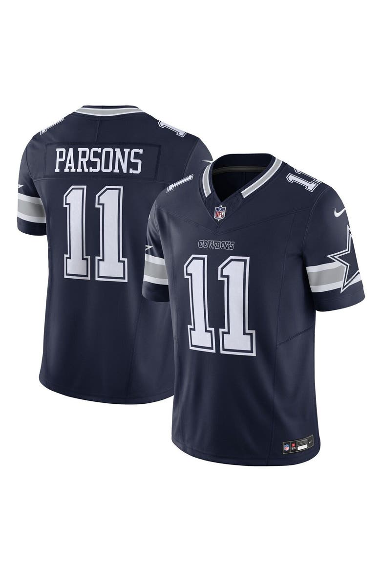 Men's Nike Micah Parsons Navy Dallas Cowboys Vapor F.U.S.E. Limited Jersey, Main, color, Navy