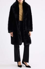 Anne Klein Faux Fur Coat