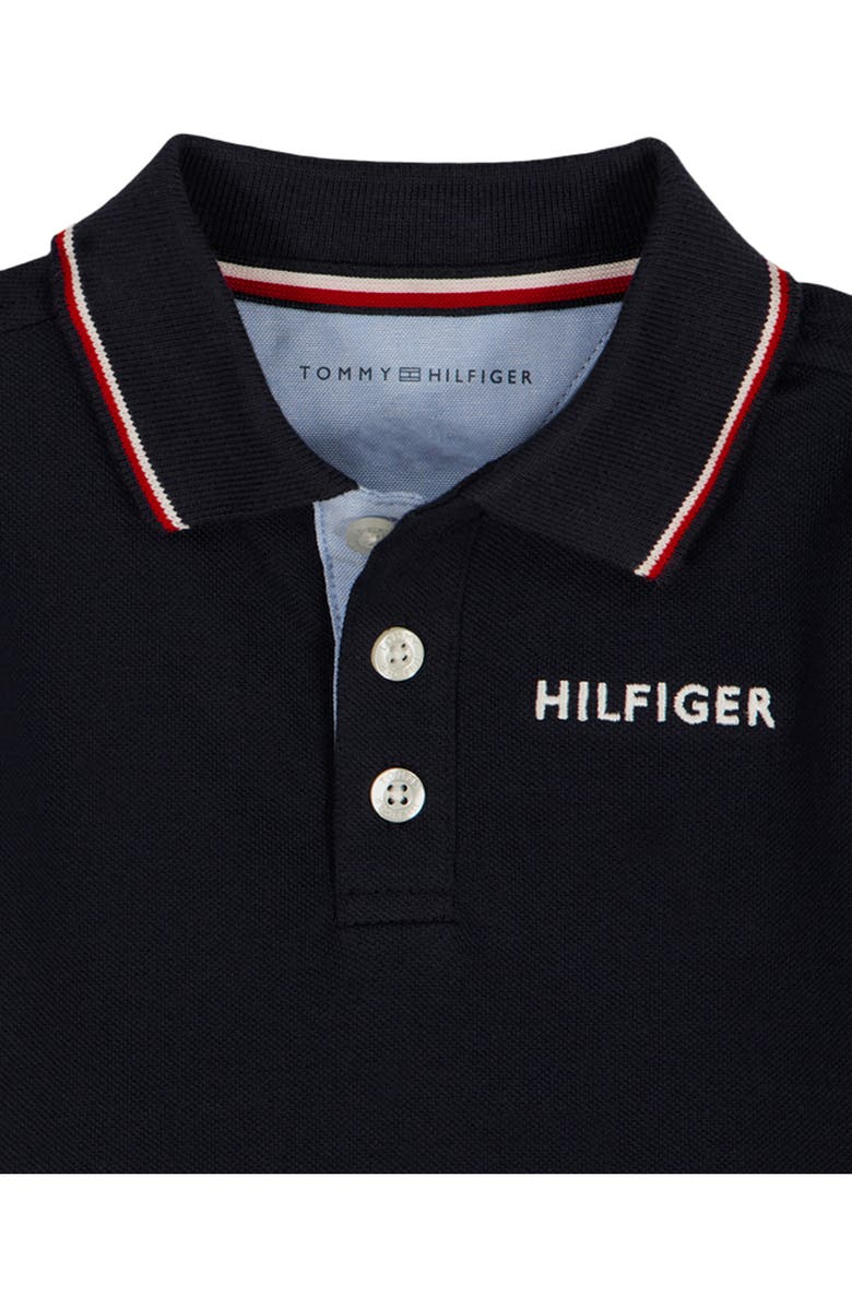 Tommy Hilfiger Knit Polo & Shorts Set, Alternate, color, Navy