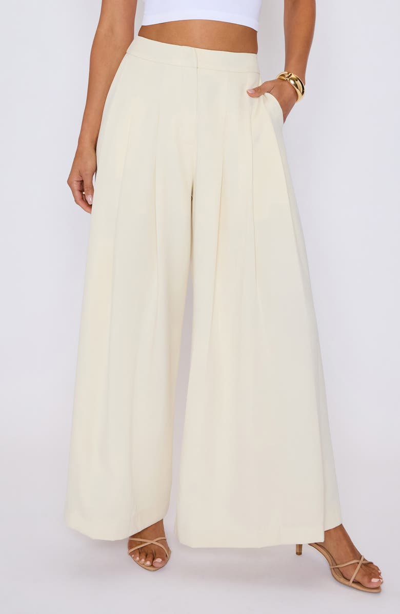 VICI Collection Pleated Wide Leg Pants, Main, color, 