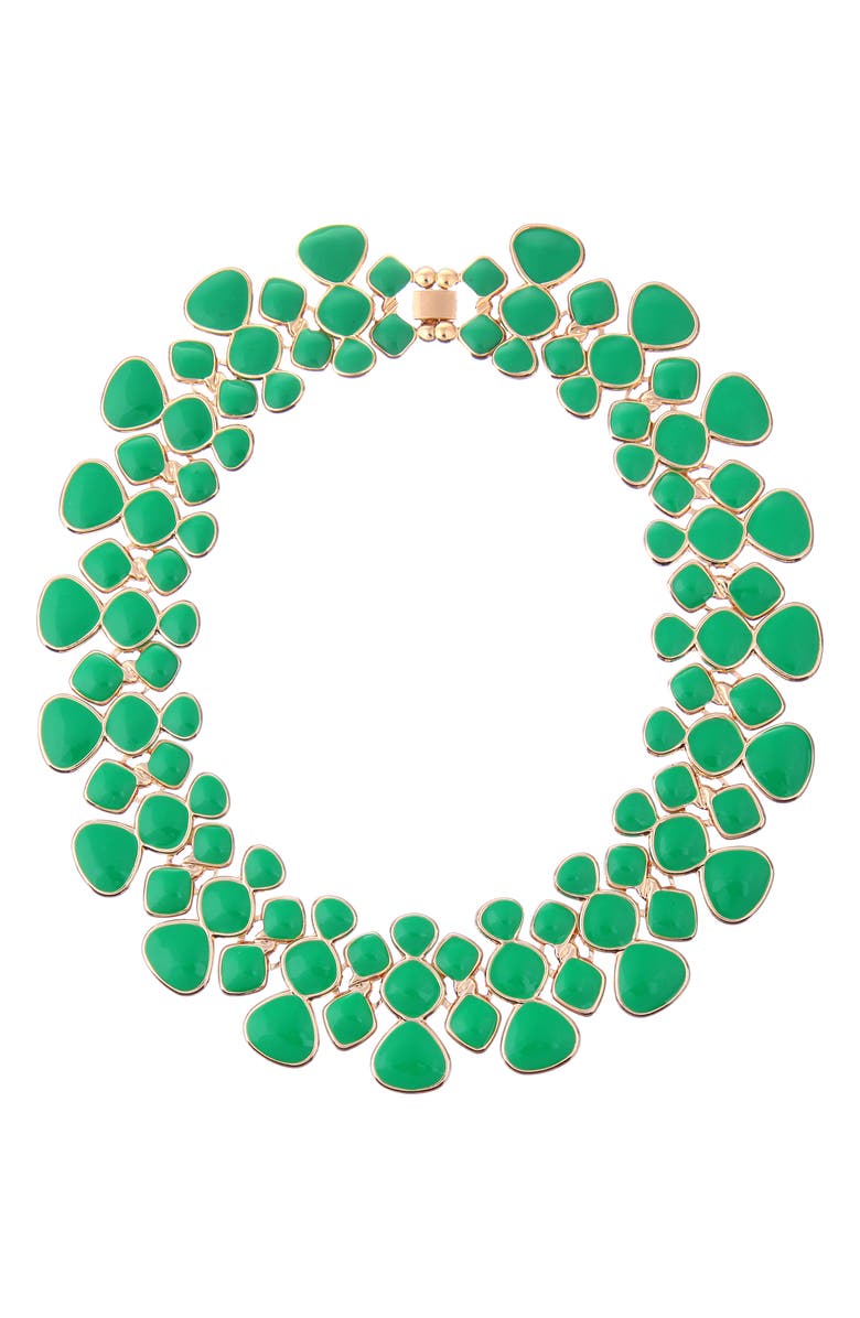 EYE CANDY LOS ANGELES Honeycomb Collar Necklace, Main, color, 