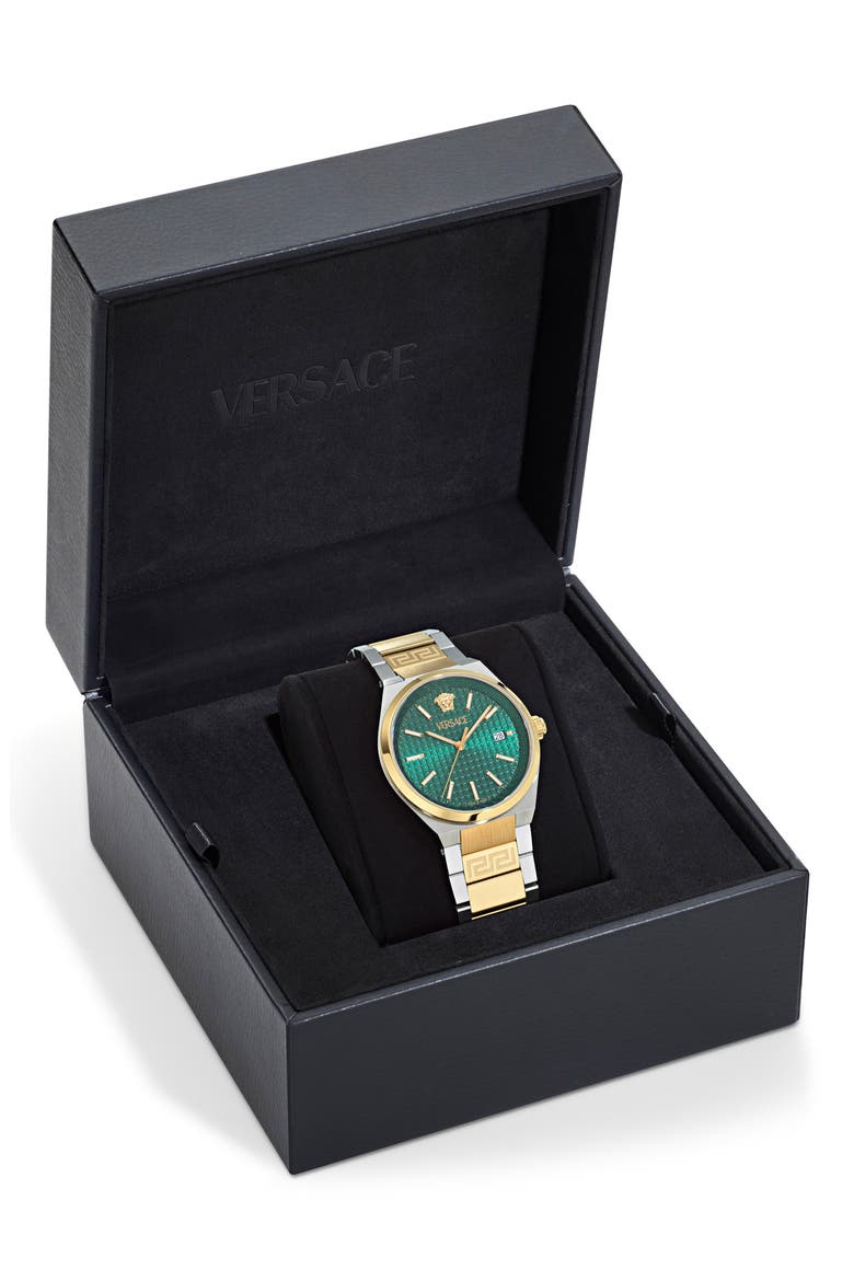 V-Auria Two-Tone Bracelet Watch, 39mm, Alternate, color, TWO TONE
