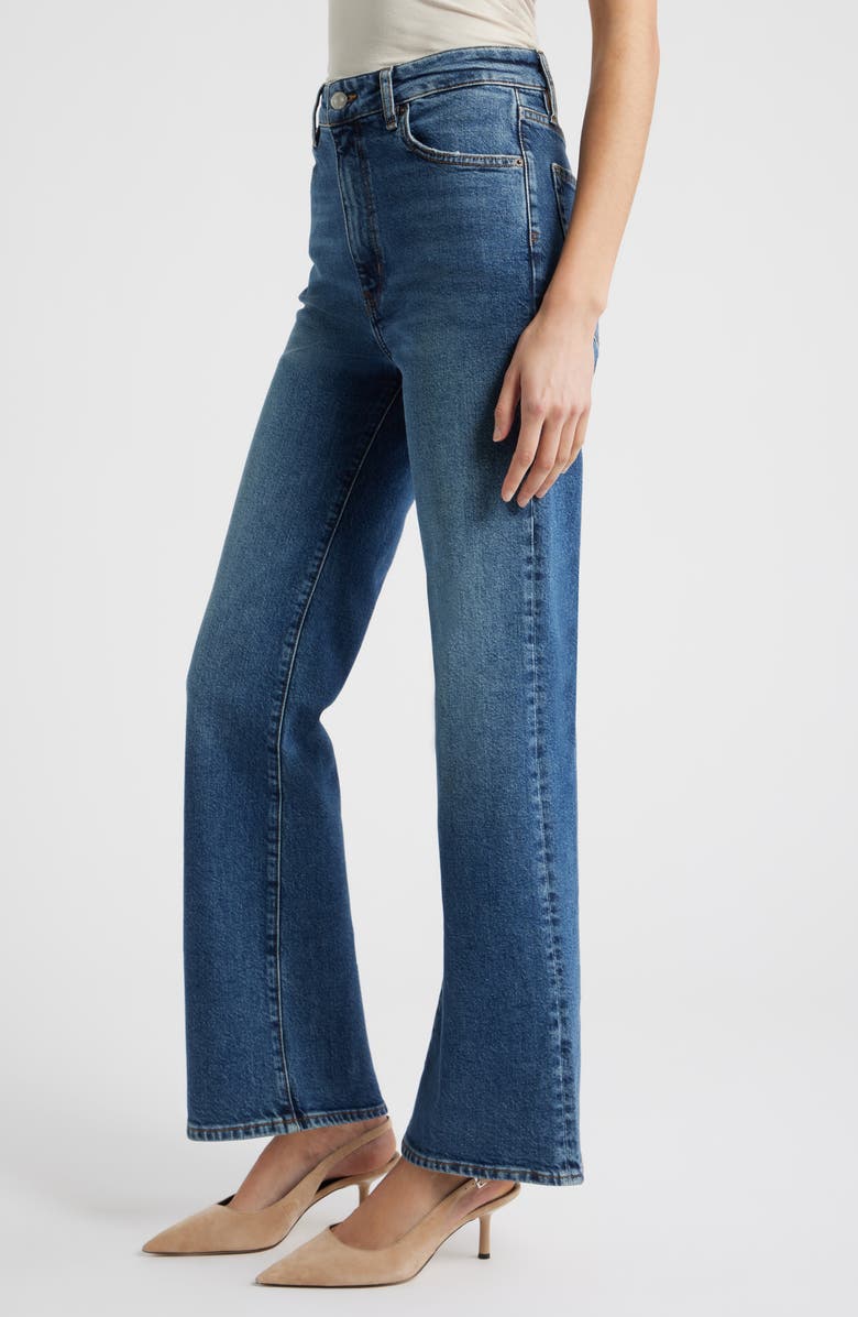 FRAME The Pixie Arrow High Waist Bootcut Jeans, Alternate, color, Wired