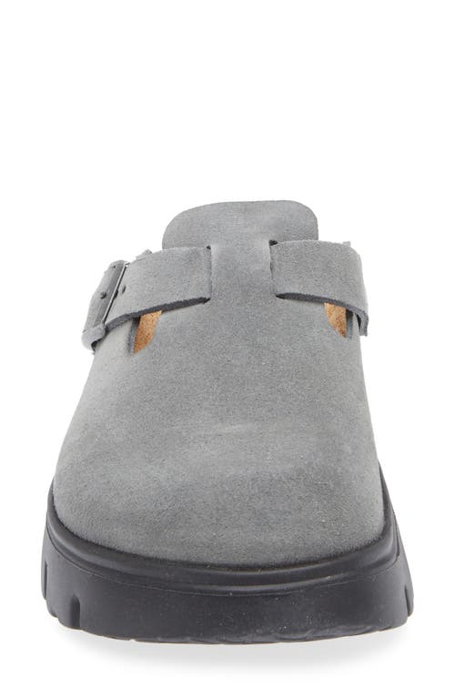 Birkenstock Papillio By Boston Chunky Platform Clog In Gray