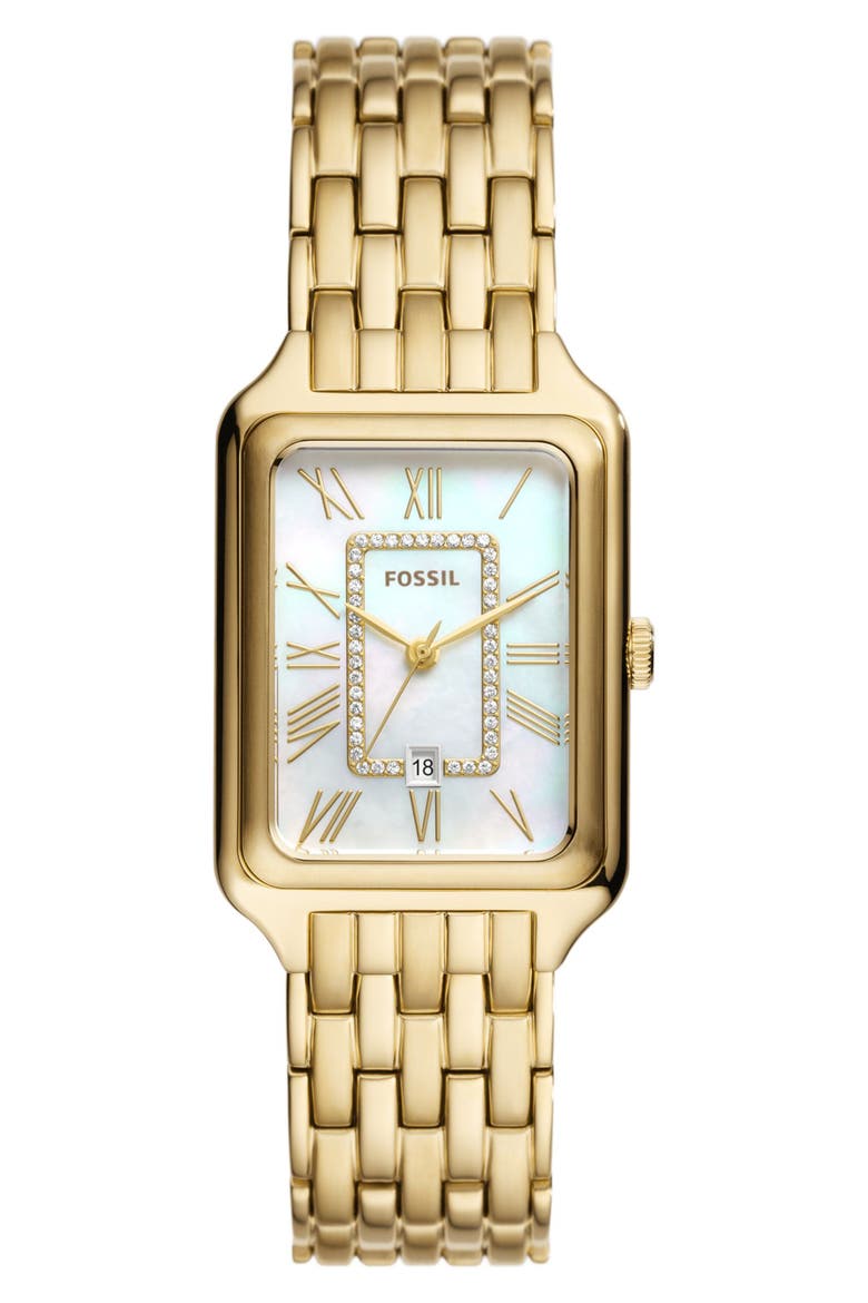 Raquel Bracelet Watch, 26mm, Main, color, GOLD