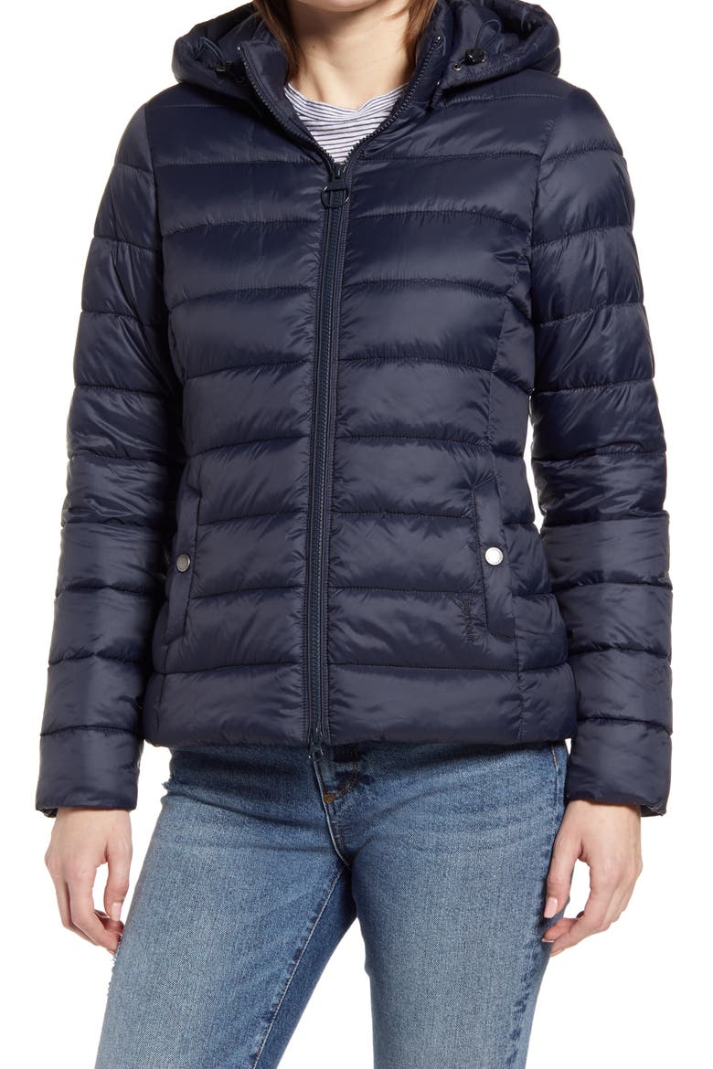 Shaw Hooded Puffer Jacket, Alternate, color, DARK NAVY