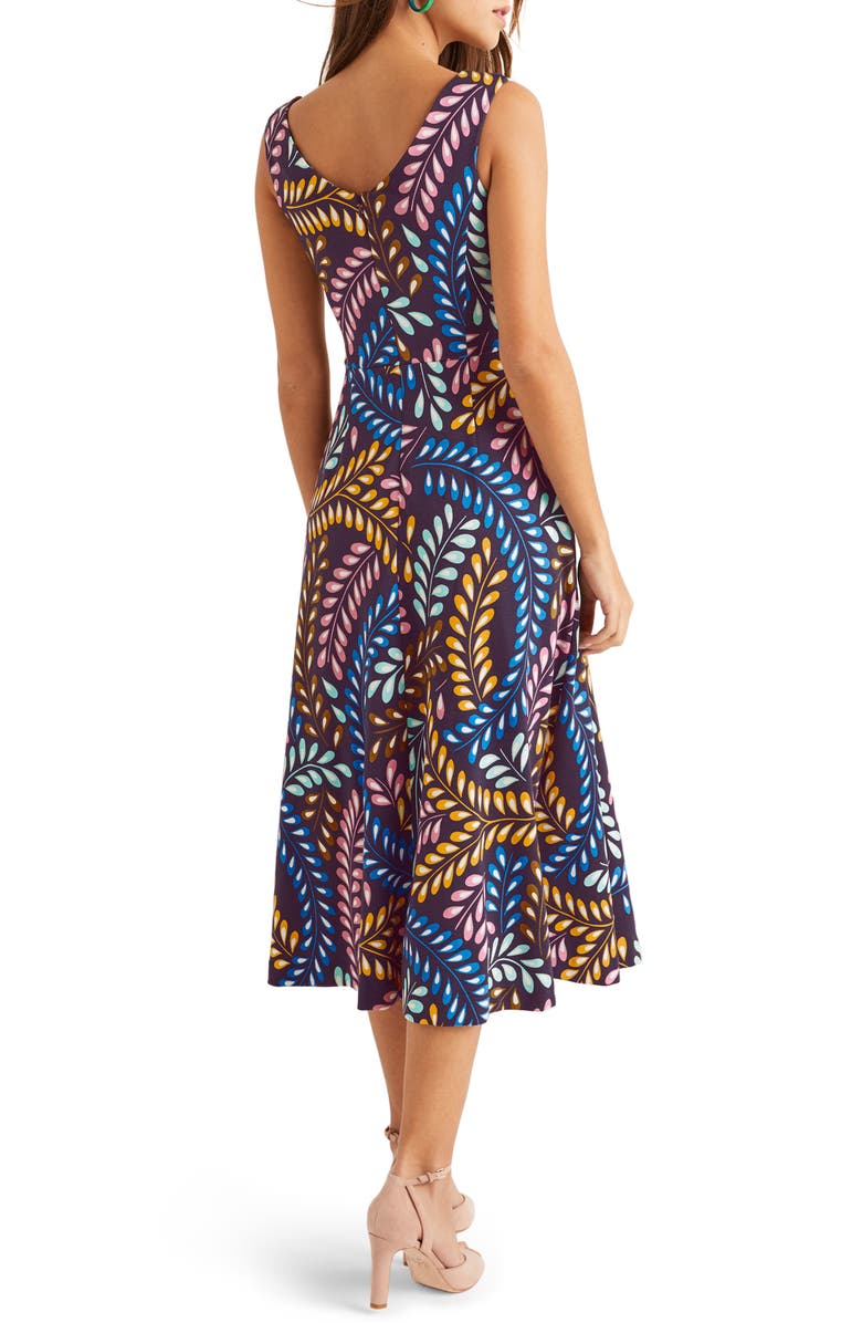Boden Mary Ponte Fit & Flare Dress, Alternate, color, 