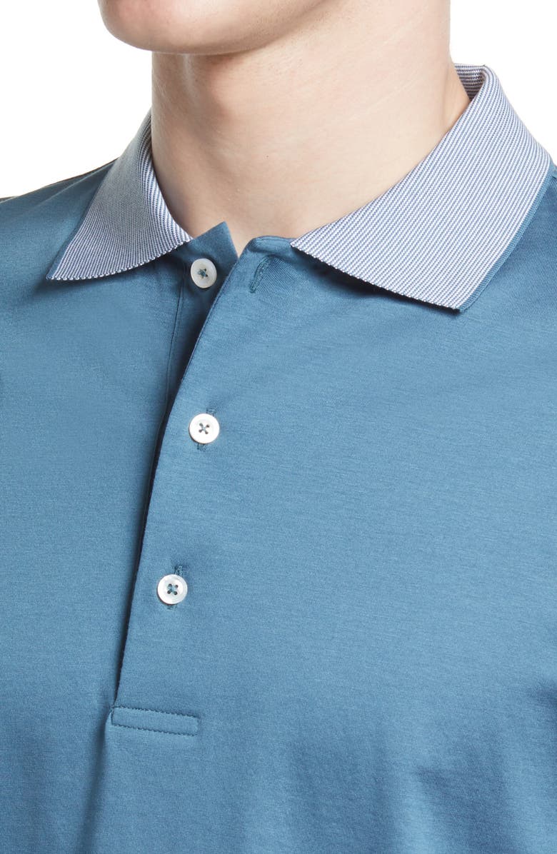 Scott Barber Men's Mercerized Cotton Polo Shirt, Alternate, color, 