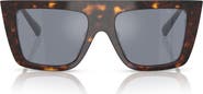 Jimmy Choo 52mm Rectangular Sunglasses