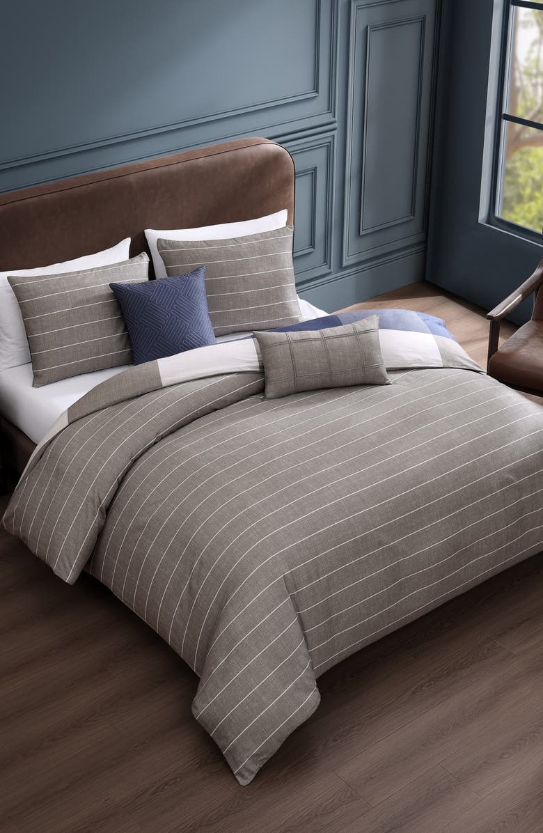 Bebejan Checkered Reversible 5-Piece Comforter Set, Alternate, color, 