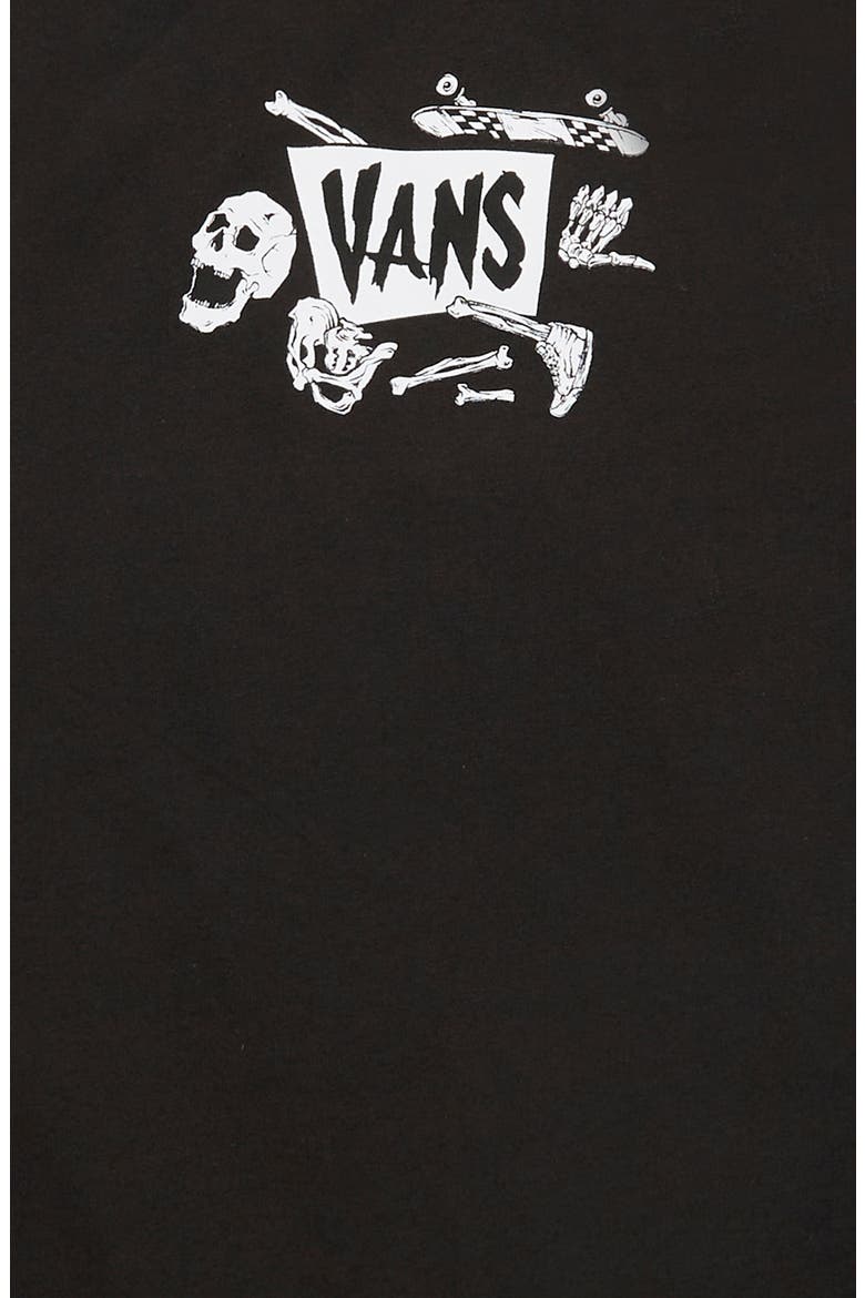 Kids' Skeleton Graphic T-Shirt, Alternate, color, BLACK