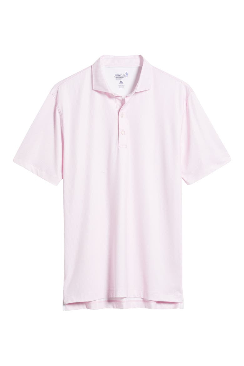 Island Times Geo Print Performance Polo, Alternate, color, PORTO PINK