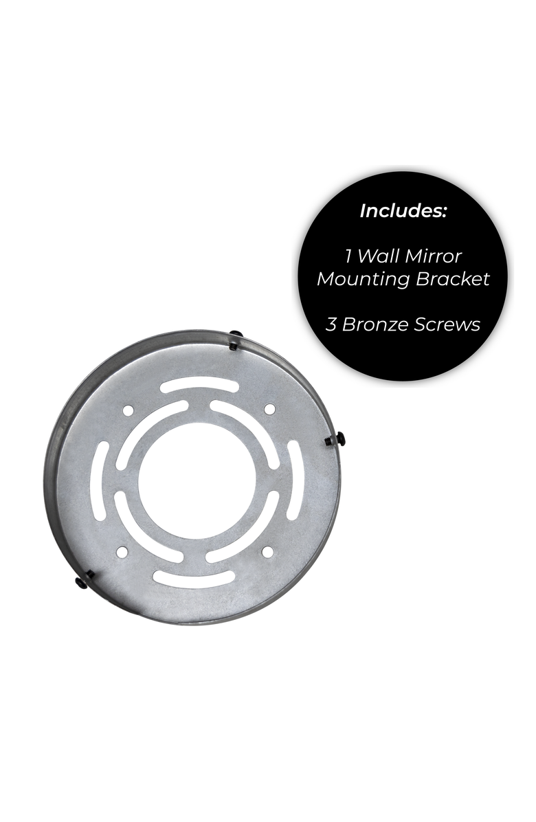 Zadro Lighted Wall Mounted Makeup Mirror with 10X/1X Magnification & Extendable Arm, Alternate, color, Oil-Rubbed Bronze