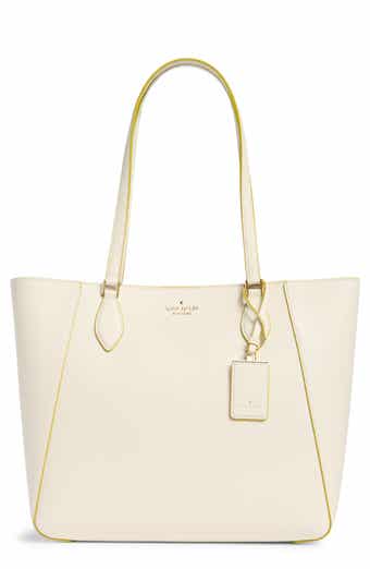Kate Spade New York poppy refined grained leather tote bag